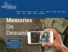 Tablet Screenshot of envisionvideoservices.com